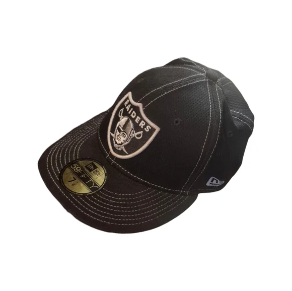New Era Black Raiders Cap - Picture 1 of 8
